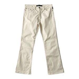 Versace Women's Tan Boot Cut Jeans